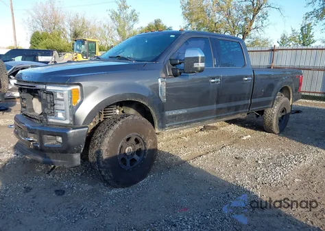 2017 Ford F-250 Platinum from USA, damaged, VIN 1FT7W2BT3HEC40271
